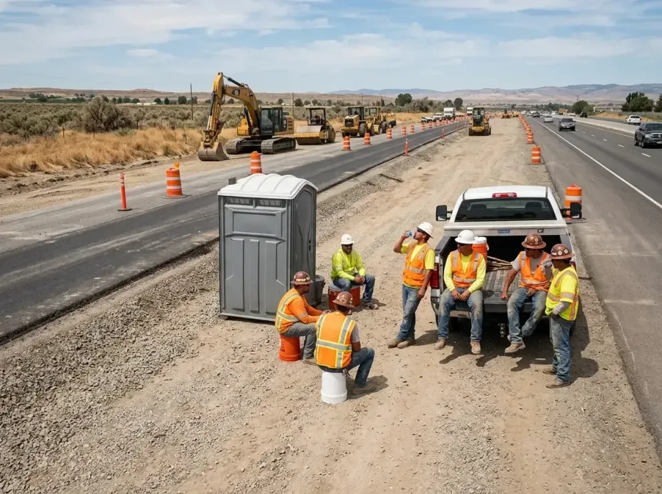 highway-road-construction-crew-007 — frequently asked questions, Porta Potty and Restroom Rentals in Kingsburg, CA